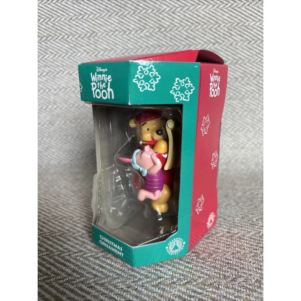Disney Winnie The Pooh And Piglet Dear Santa Letter Christmas Holiday Ornament